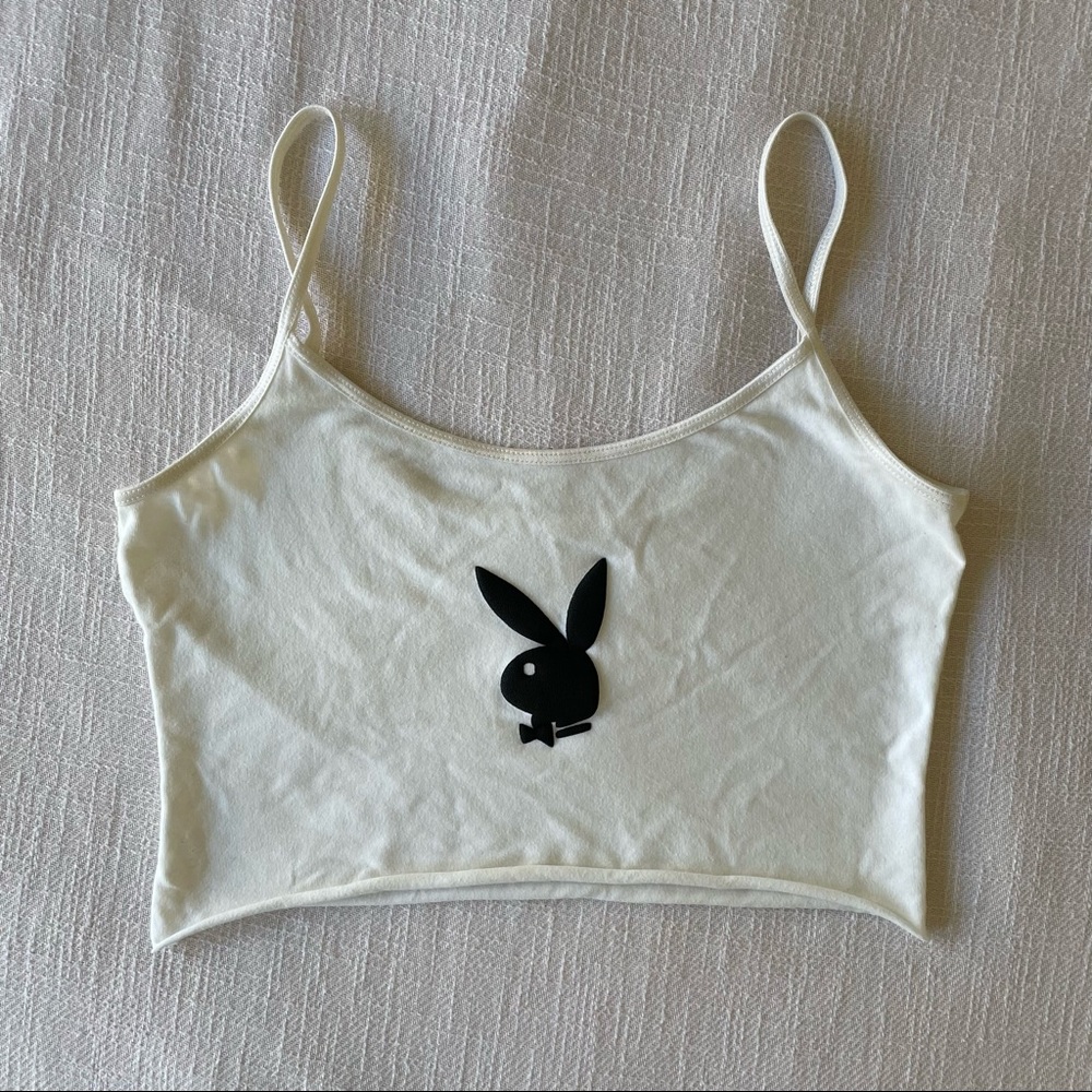 Playboy bunny cropped tank